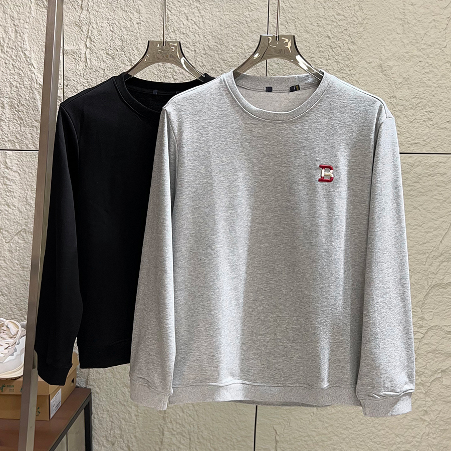 男士基础百搭毛圈棉宽松圆领卫衣