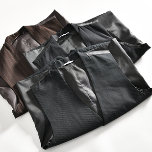 休闲缎面丝光拼接修身 出口单 春夏时尚 外贸男士 马甲背心 24.8美刀