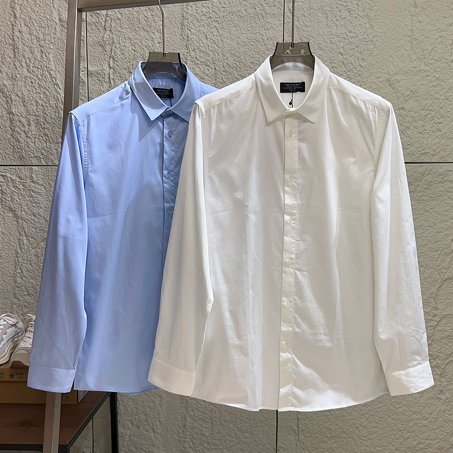 出口欧美单！全棉府绸！秋季男士商务休闲纯色百搭长袖衬衫衬衣,男装,衬衫,淘宝优惠券,粉丝福利购,淘宝优惠卷
