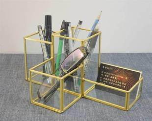 礼品桌面笔筒家用文艺卡通通用卧室初中生女生ins小巧书桌办公室