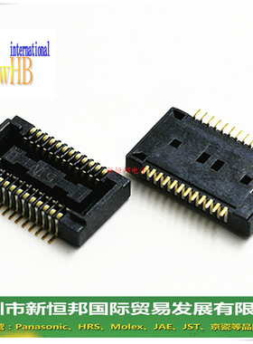 AXK724147G AXK724145G 0.4间距 24pin板对板连接器母座 1.5H适配