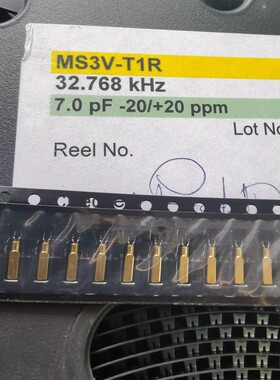 MS3V-T1R 32.768MHZ 7.0PF 20PM TA QC AU 晶振，原装现货Crystal