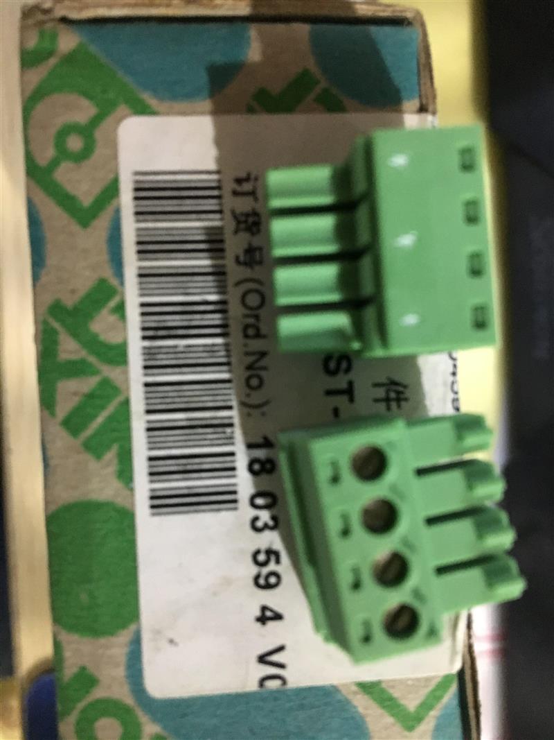 菲尼克斯连接器 MC 1.5/4-ST-3.81 1803594 接线端子带插座