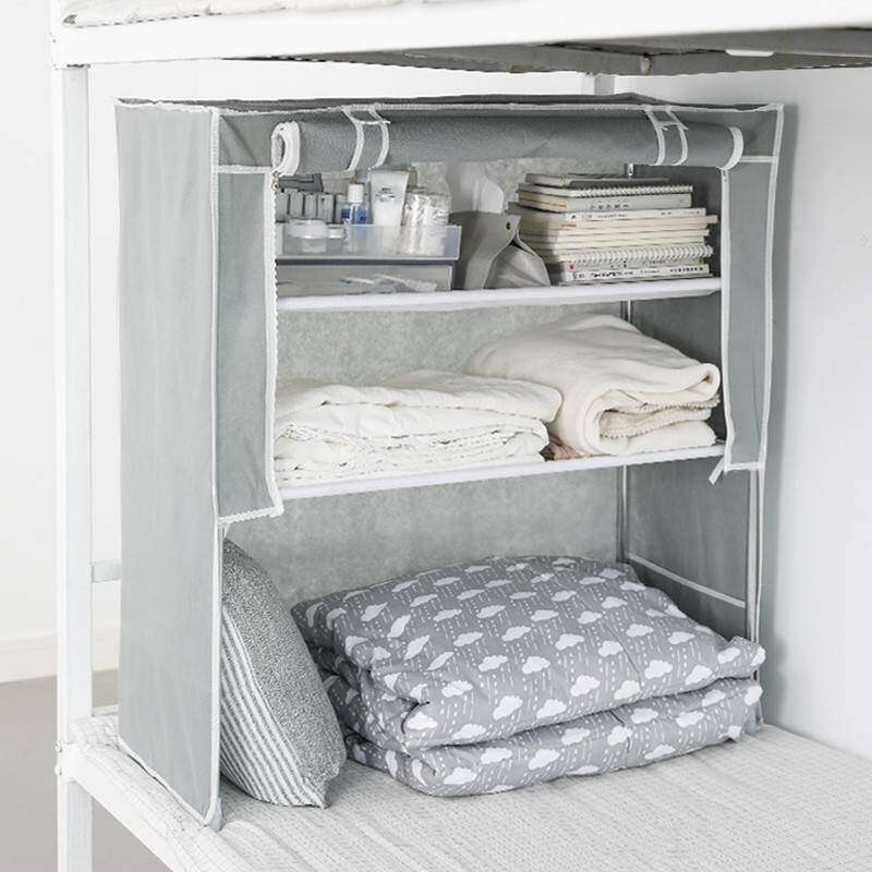 宿舍床上柜子衣柜宿舍神器上铺下铺备必寝室床上收纳柜小衣柜储物