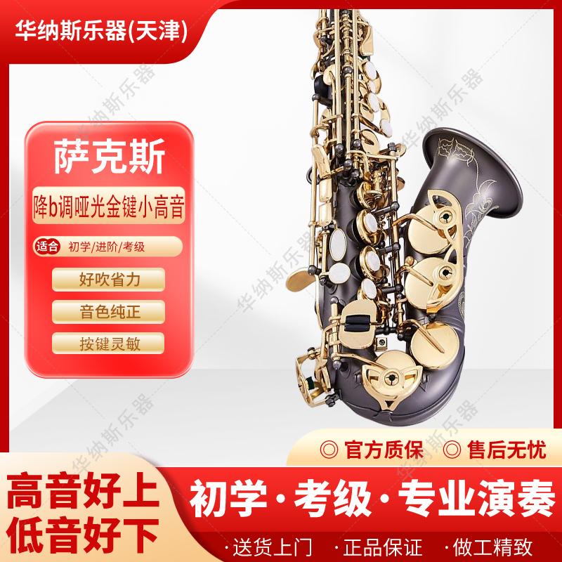 哑光黑镍金键初学小弯管通用款