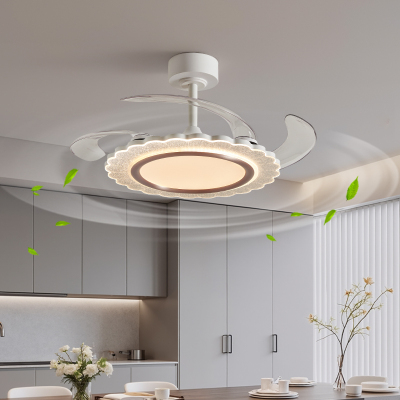 意式极简全光谱轻奢风扇灯