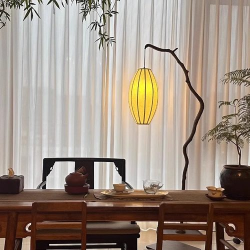 铁新中式禅意复古茶室客厅