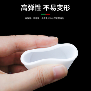 白色硅胶套平头保护套耐高温钢管管帽管套防撞橡胶套耐磨
