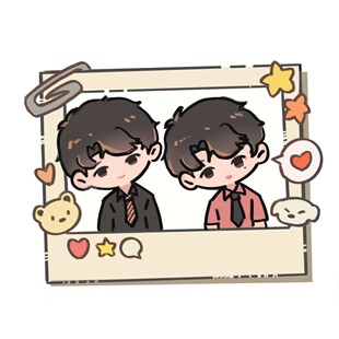 新款双胞胎高超高越周边自印Q版可爱小卡粉丝应援物料分享收藏卡