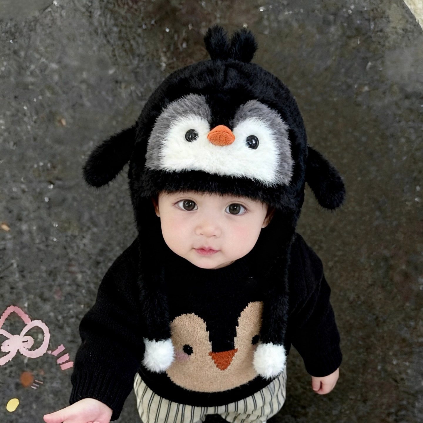 卡通耳朵针织帽儿童秋冬季毛绒百搭可爱防风护耳帽保暖防寒毛线帽,童装/婴儿装/亲子装,帽子,淘宝优惠券,粉丝福利购,淘宝优惠卷