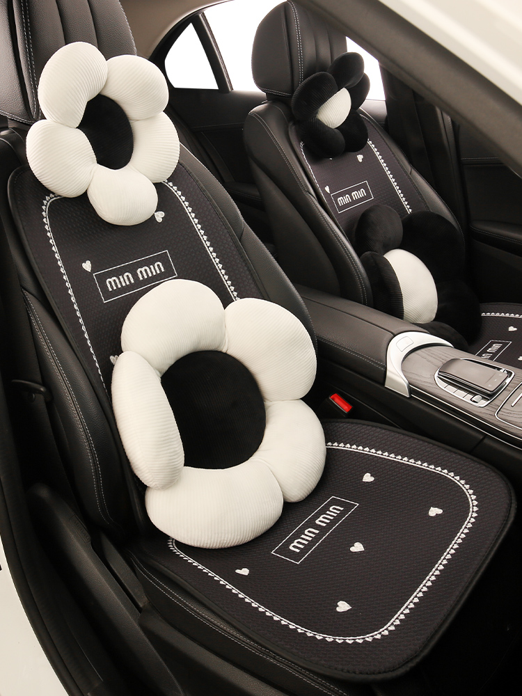 2025新款汽车坐垫四季通用网红女神座垫高级感座椅套车内座套女士