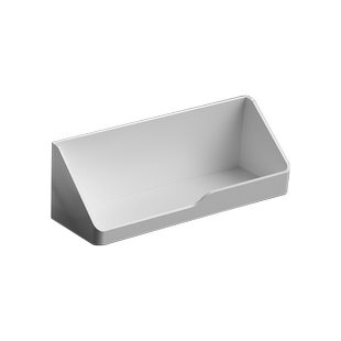 浴室镜柜收纳盒卫生间洗漱台化妆品收纳盒壁挂式护肤品斜口整理盒