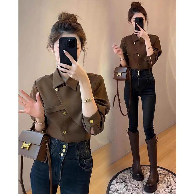 秋装搭配一整套装女时尚小香风衬衫牛仔小脚裤高级感小洋装两件套,女装/女士精品,时尚套装,淘宝优惠券,粉丝福利购,淘宝优惠卷