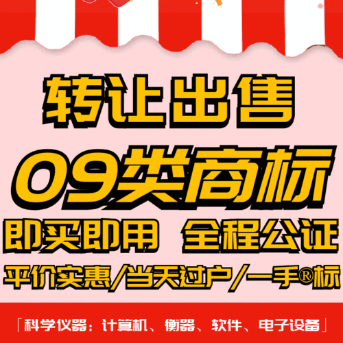 09类商标转让出售过户品牌授权入驻r标购买卖/科学仪器/软件/电脑