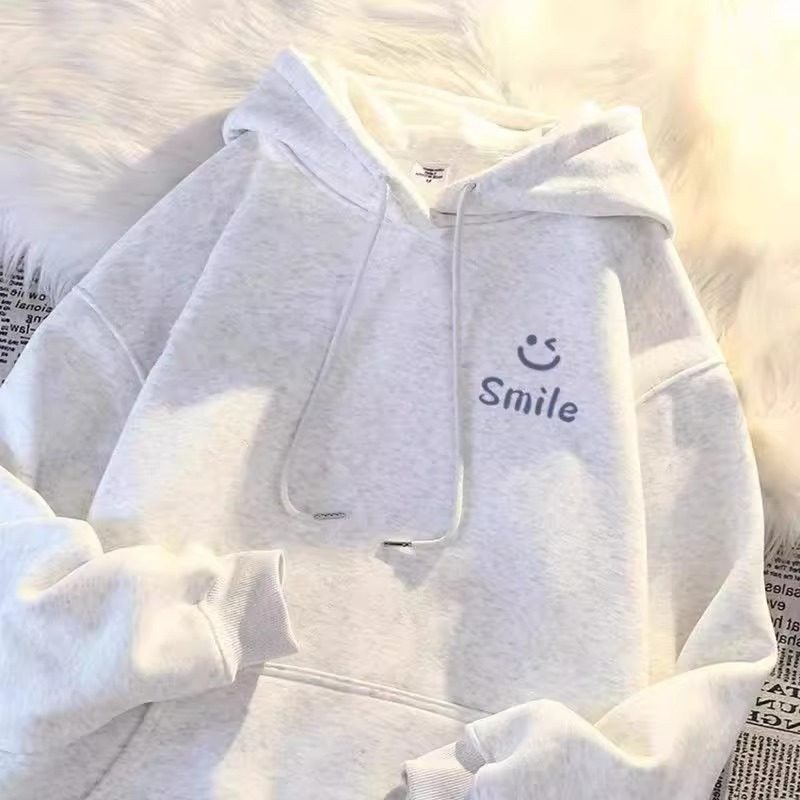 2025男女童纯棉连帽卫衣秋冬新款中大童宽松设计感慵懒风外套上衣