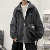 冬季羊羔绒棉衣男女同穿外套宽松加厚加绒棉服F387-P85，男装棉衣，星座617A-1（原B318A）