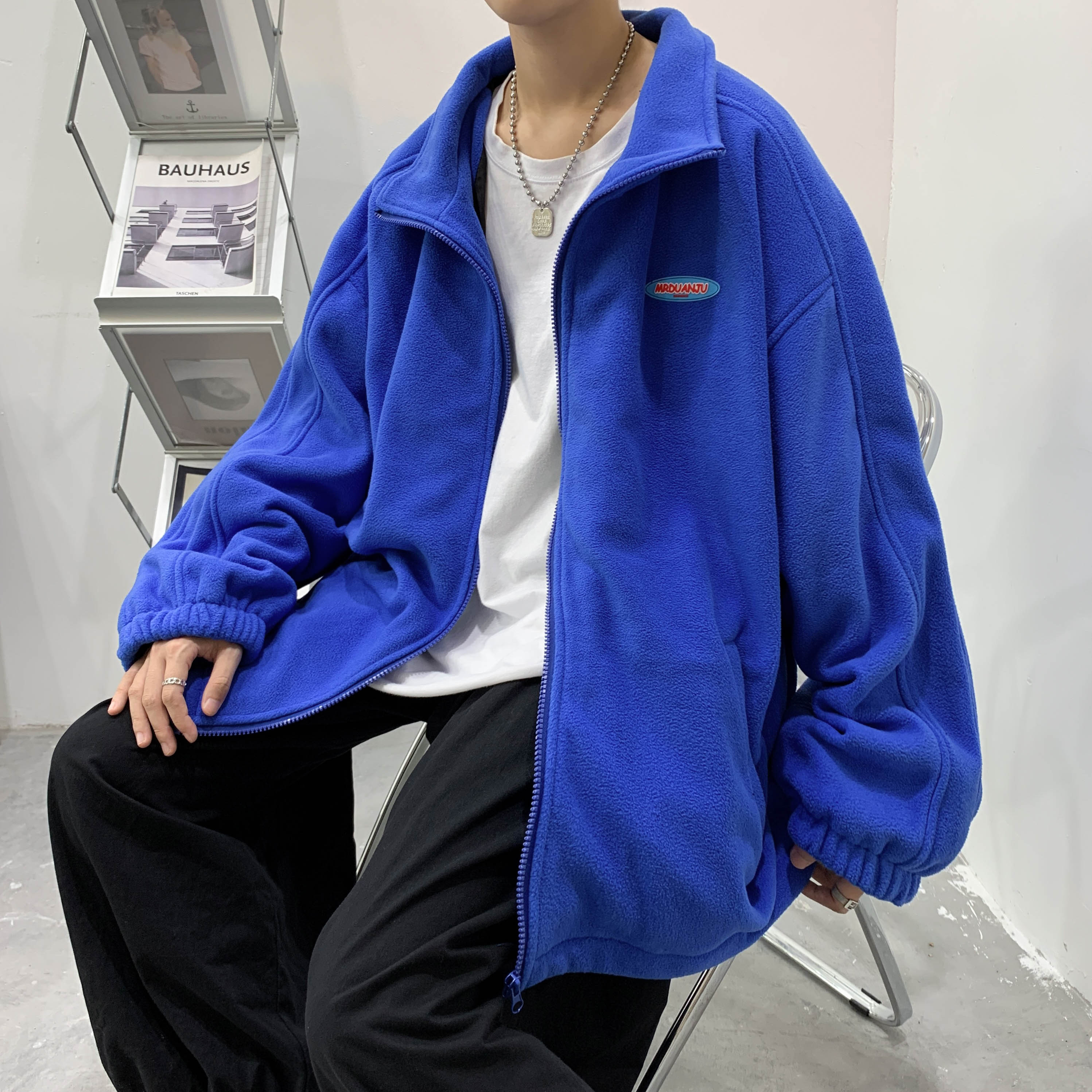 男女同穿外套冬季羊羔绒棉衣宽松加厚加绒棉服F387-P85,男装棉衣,星座617A-1（原B318A）