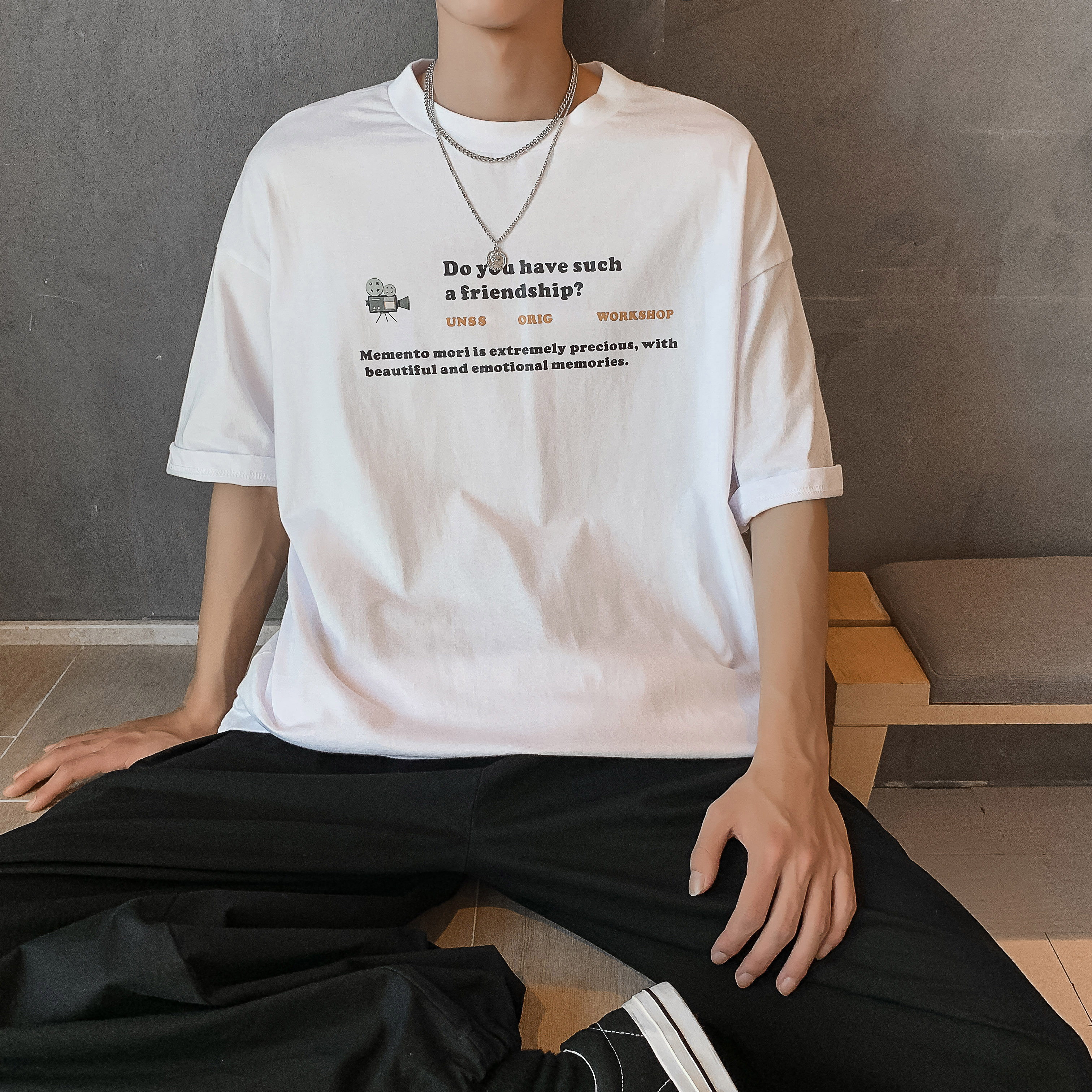 MT17*P35猫和咾鼠T恤男短袖宽松此款数据超好,男装T恤,星座617A-1（原B318A）