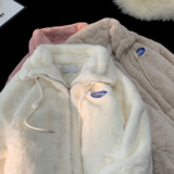 F241023-P105加绒加厚棉衣棉服少女学生连帽型皮草毛茸茸外套，男装棉衣，星座617A-1（原B318A）
