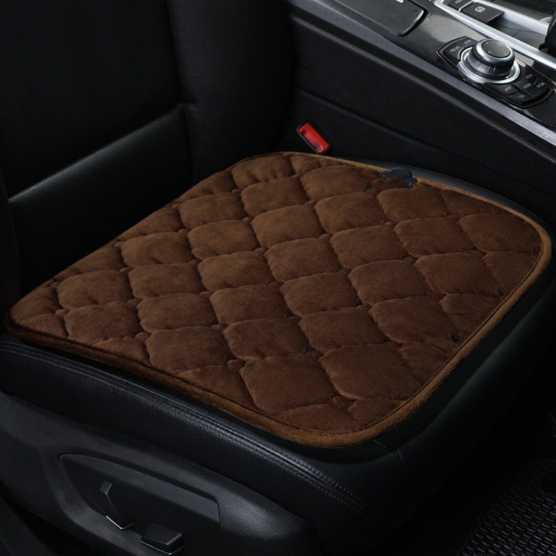 冬季保暖毛绒USB接口汽车加热坐垫座椅电加热2022新款网红车垫子