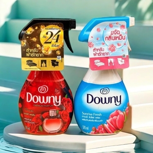 泰国Downy当妮织物去皱浓缩柔顺喷雾郁金玫瑰除味护理剂持久留香