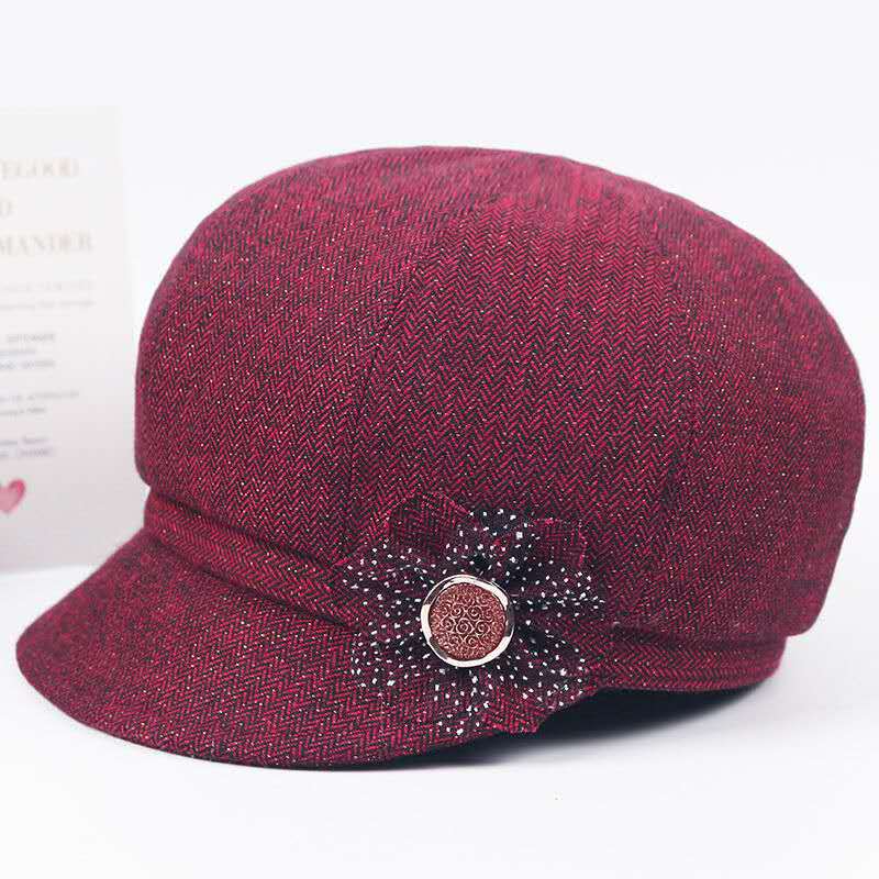 中老年人帽子女春秋天妈妈布帽单短檐遮阳帽休闲老人帽奶奶