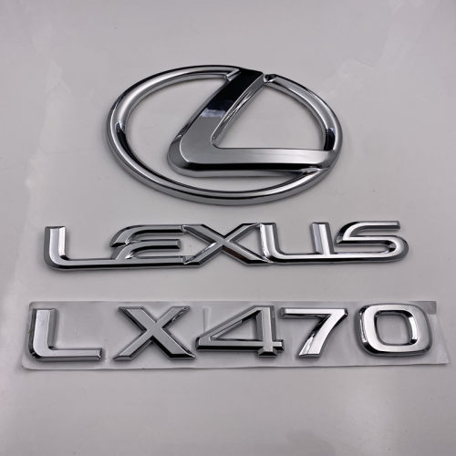 适用于雷克萨斯GX470GX460字母凌志LX470 LX570标志后车尾贴车标