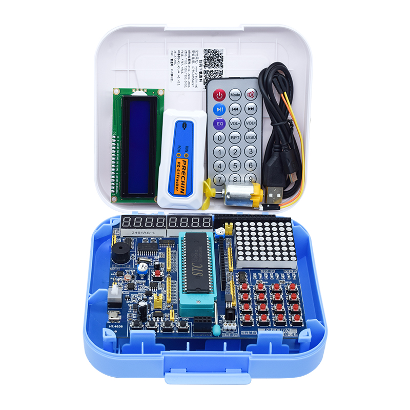 普中51单片机开发板51开发板学习板实验板STC89C52套件最小系统