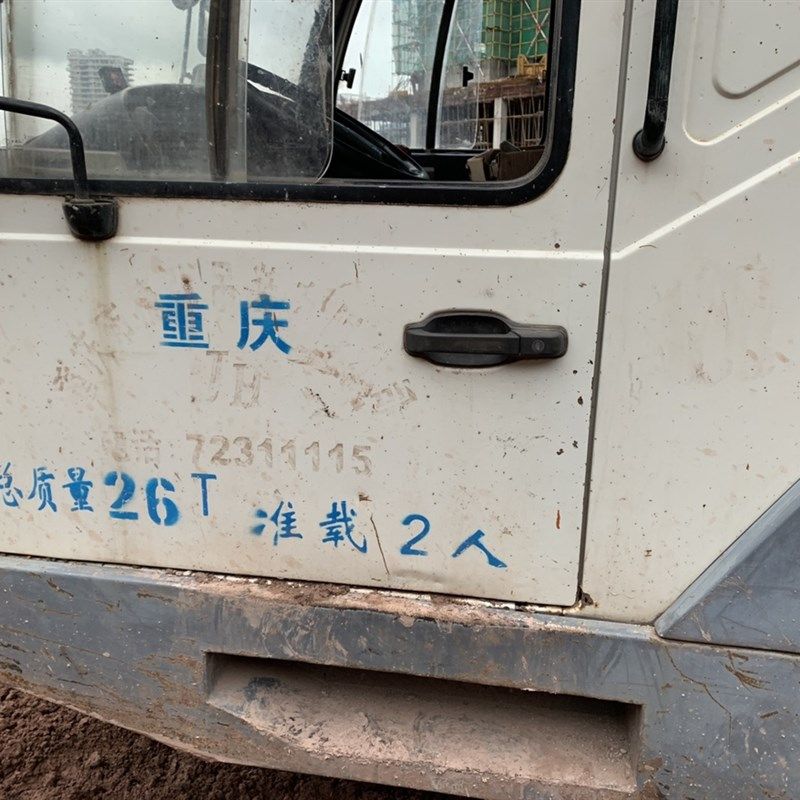 中联吊车配件驾驶室门锁下车门把手外把手开关外拉手门锁图片