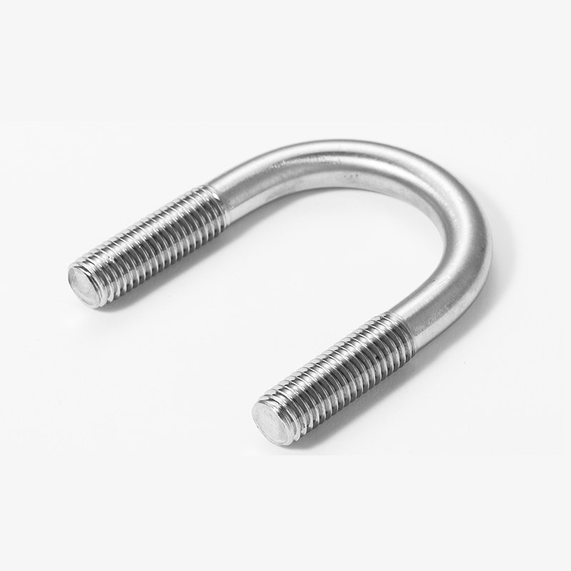 316不锈钢U形螺丝U型卡U型螺栓U型管卡U型管夹U型T管架箍M6全系列