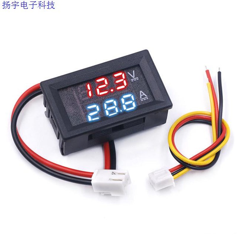 DC0-10d0V1A 10A 50A 100A LED直流双显示数字电流电压表 数字表