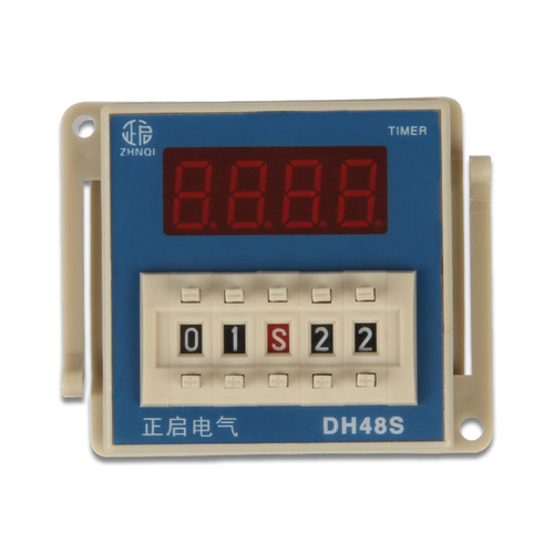 DH48S-2Z数显时间继电器交流AC220/DC24/12V时间控制器定时开关组