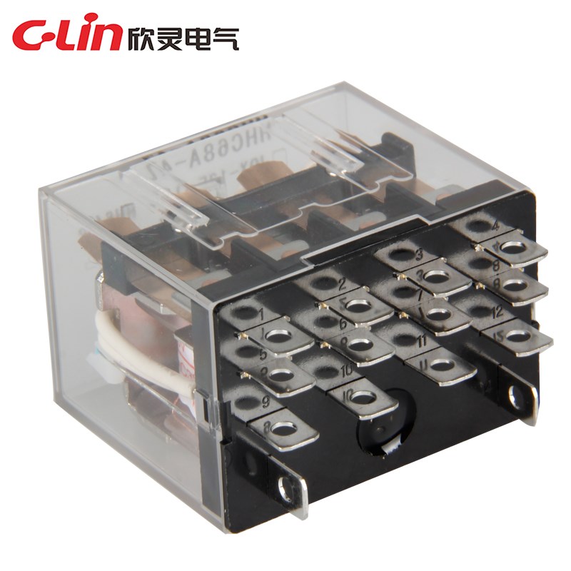 欣灵中间继电器HHC68A-4Z HH64P LY4N-JQX-13F带灯AC220VDC24V12V