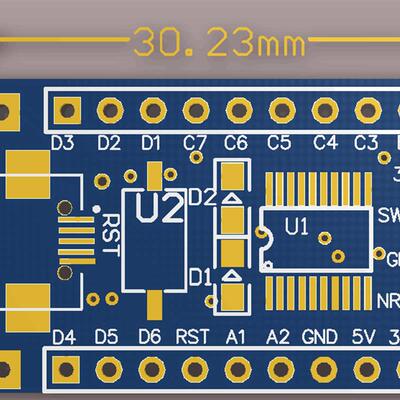STM8S 电子开发板 小系统板 STM8S103F3P6 单片机核心板