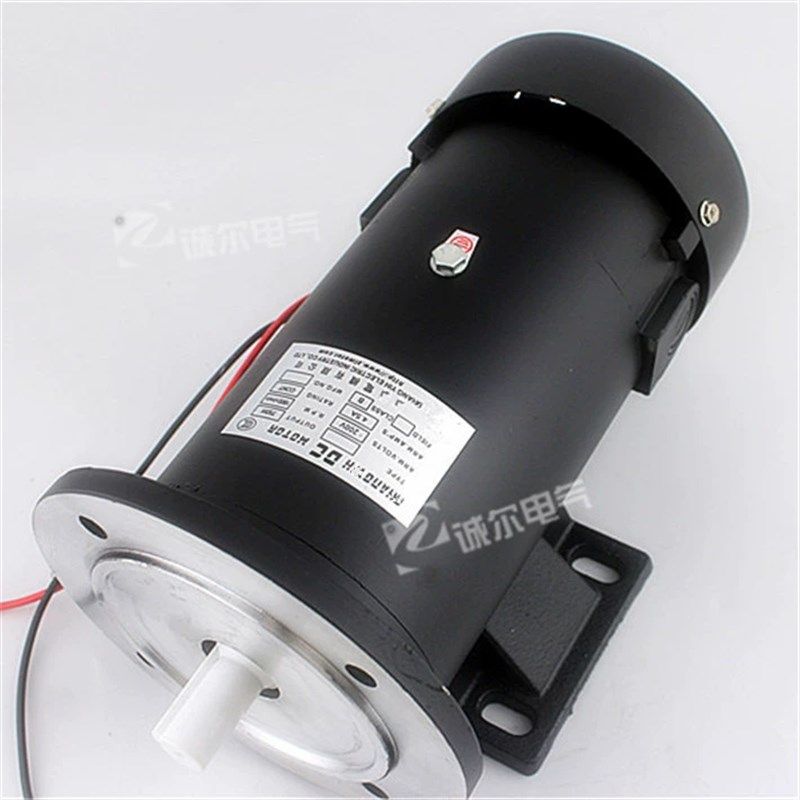 永磁直流电机DC220V200W370W500W750W 有刷大功率调速电机马达