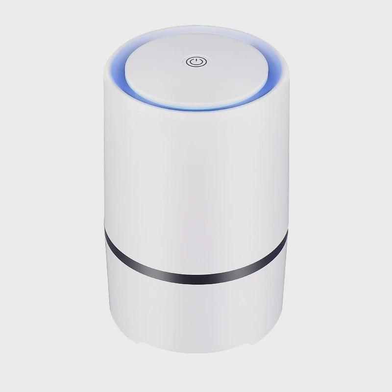 室内卧室小夜灯复合滤网除PM2.5负离子净化器ABS家用空气净化器