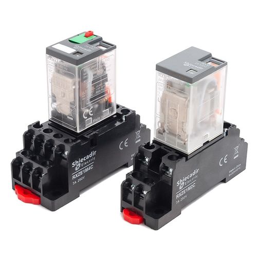 中间继电器RXM2LB2BD RXM4AB2P7小型继电器DC/AC/220V/12V/24V