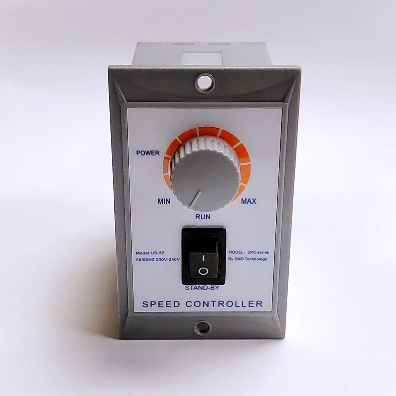 220V电机调速器US52单相交流齿轮减速马达控制器速度开关厂家直供