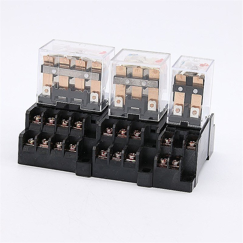 普正HH52P小型中间电磁继电器HH54P HH62P HH64P AC220V DC24V