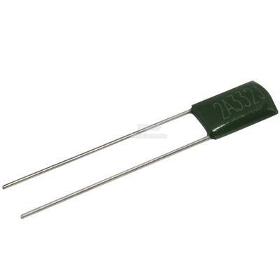 涤纶电容 2A332J 100V3300PF 3.3nF 全新 100V332 2A332