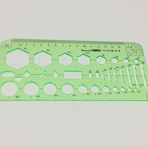 建筑工程机械设计绘图制图模板椭圆画圆曲线板家俱建筑绘图工具