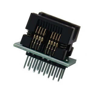 双SOP8转DIP16转换座测试座烧录座烧写座208mil 25系列宽体弹跳座