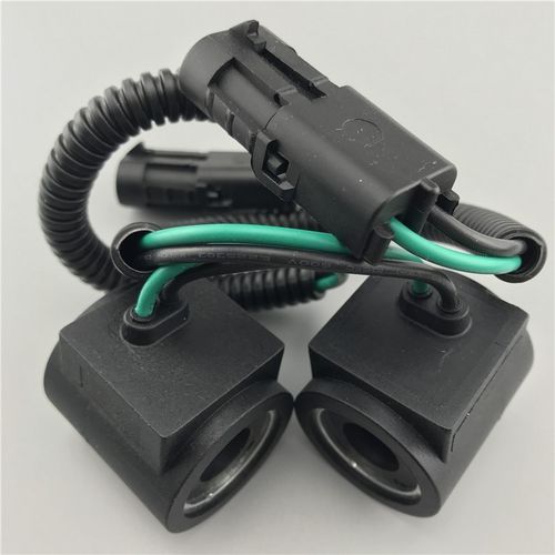 山河智能SWE 60/70N9先导电磁阀线圈 挖掘机电磁阀线圈DC12V 24V