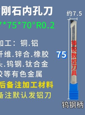 金刚石镗刀氮化硼PCD小镗刀wCBN内孔刀PCD镗孔刀抗震钨钢刀杆非标