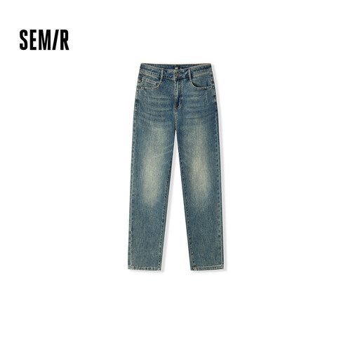 森马显瘦小脚裤复古港风牛仔裤男