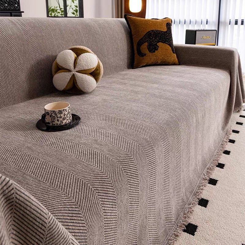 加宽230加大加厚雪尼尔沙发盖布四季通用盖巾轻奢高级感沙发套罩,居家布艺,沙发垫,淘宝优惠券,粉丝福利购,淘宝优惠卷