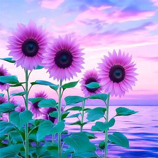 爆款贴画花海向日葵客厅玄关书房卧室装饰防水贴纸墙面遮瑕自粘贴