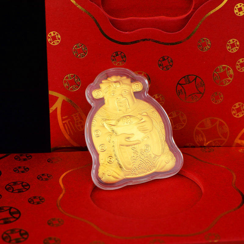 红包红包压岁钱送礼足金狗年收藏聚宝盆礼品财神爷黄金金箔|msdalam kategori ZIPPO/Swiss Army Knife/cermin mata, penulis, lain - dari Buy2taobao.com untuk memberikan perkhidmatan ejen Taobao profesional membeli