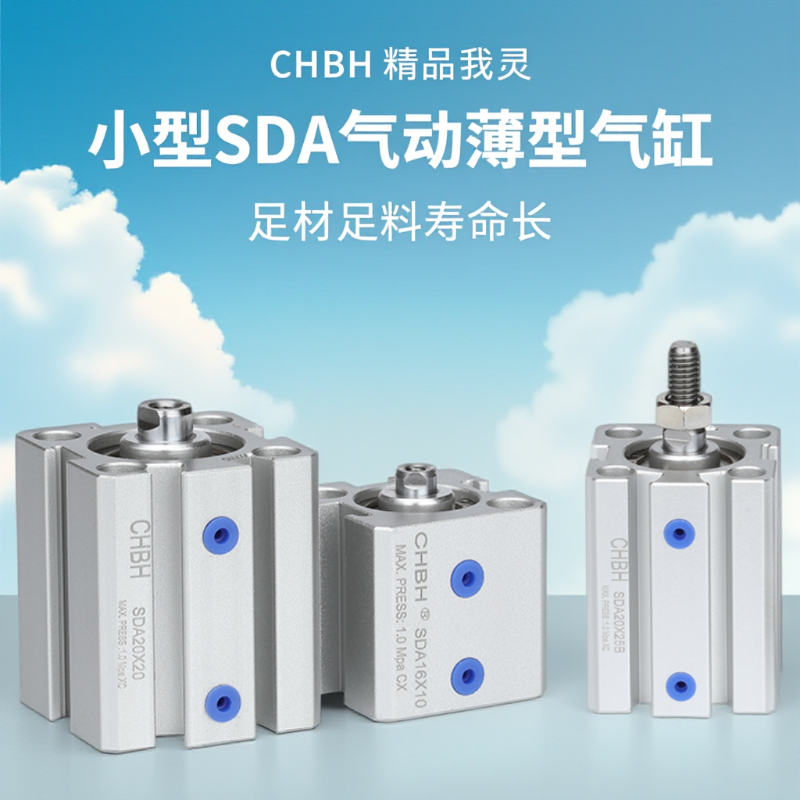 SDA20/25气动迷你外牙薄型气缸