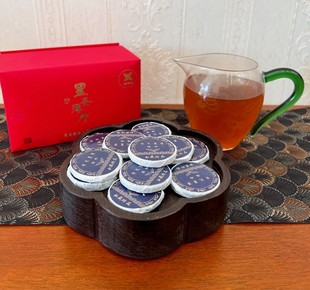 馨香恒安化黑茶薄片 礼盒装 特级天尖 18片